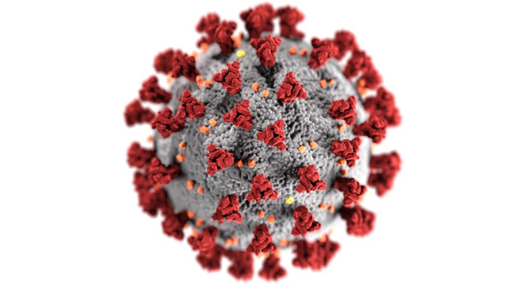 Depiction of Corona virus