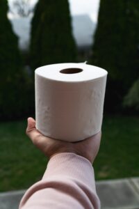 Toilet paper, aka TP, is in high demand.