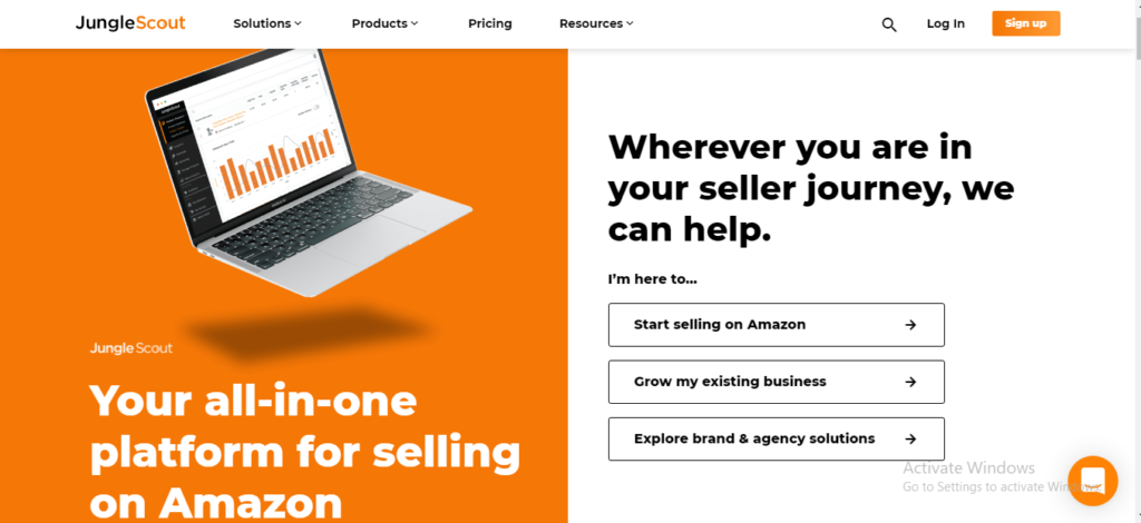 Amazon seller tool: JungleScout