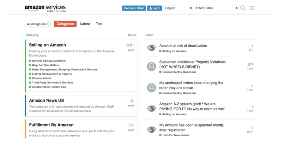 Seller Forum: No.1 Sellers Help Forum in USA